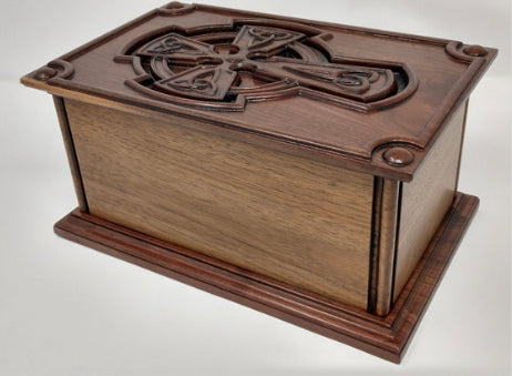 Trinity Knot Celtic Cross Urn