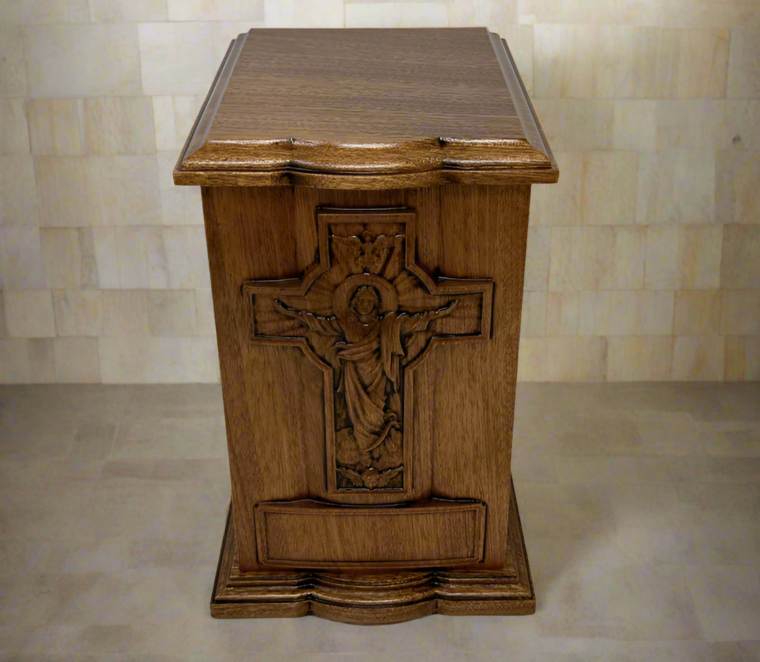 Jesus Ascension Cross Urn