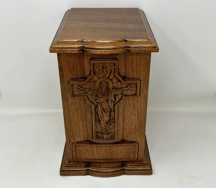 Jesus Ascension Cross Urn