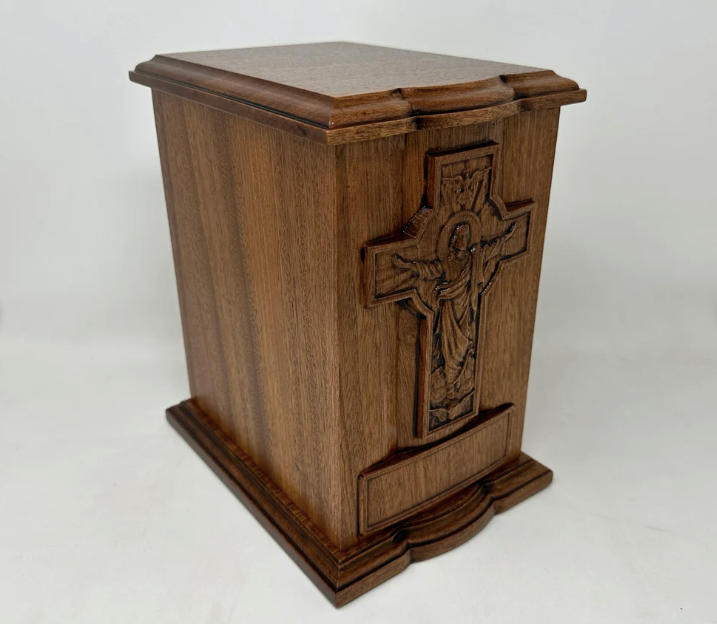 Jesus Ascension Cross Urn