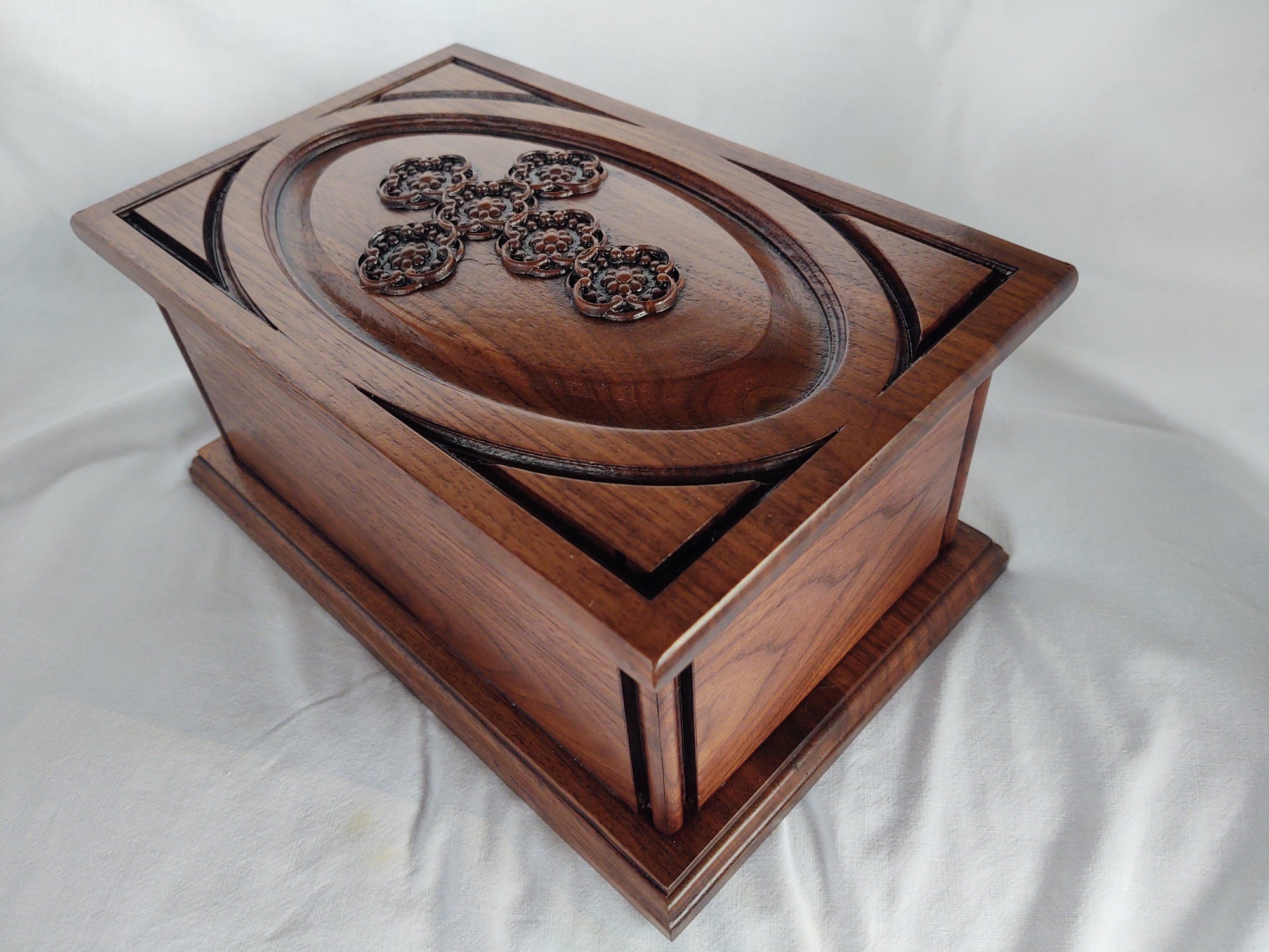 Floral Celtic Cross Urn