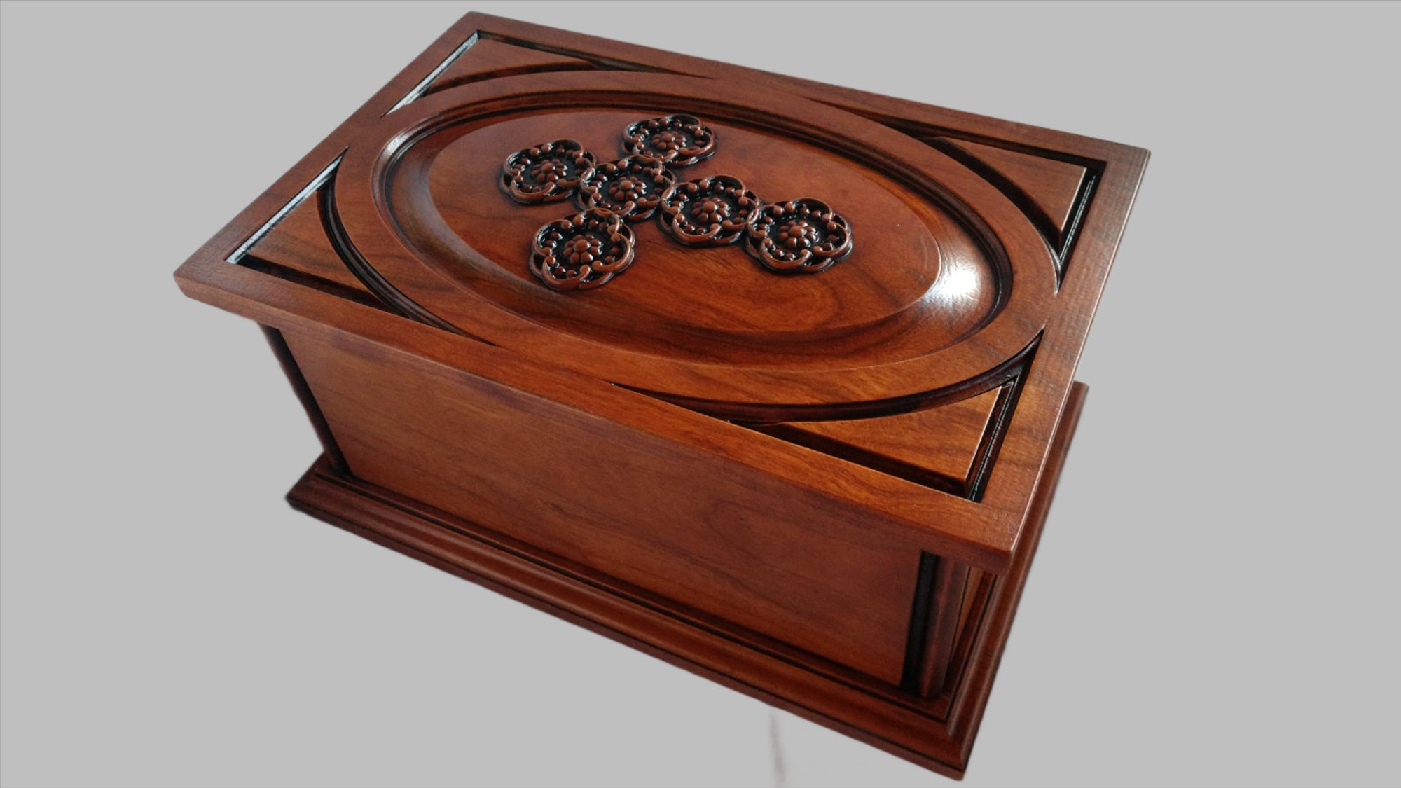 Floral Celtic Cross Urn