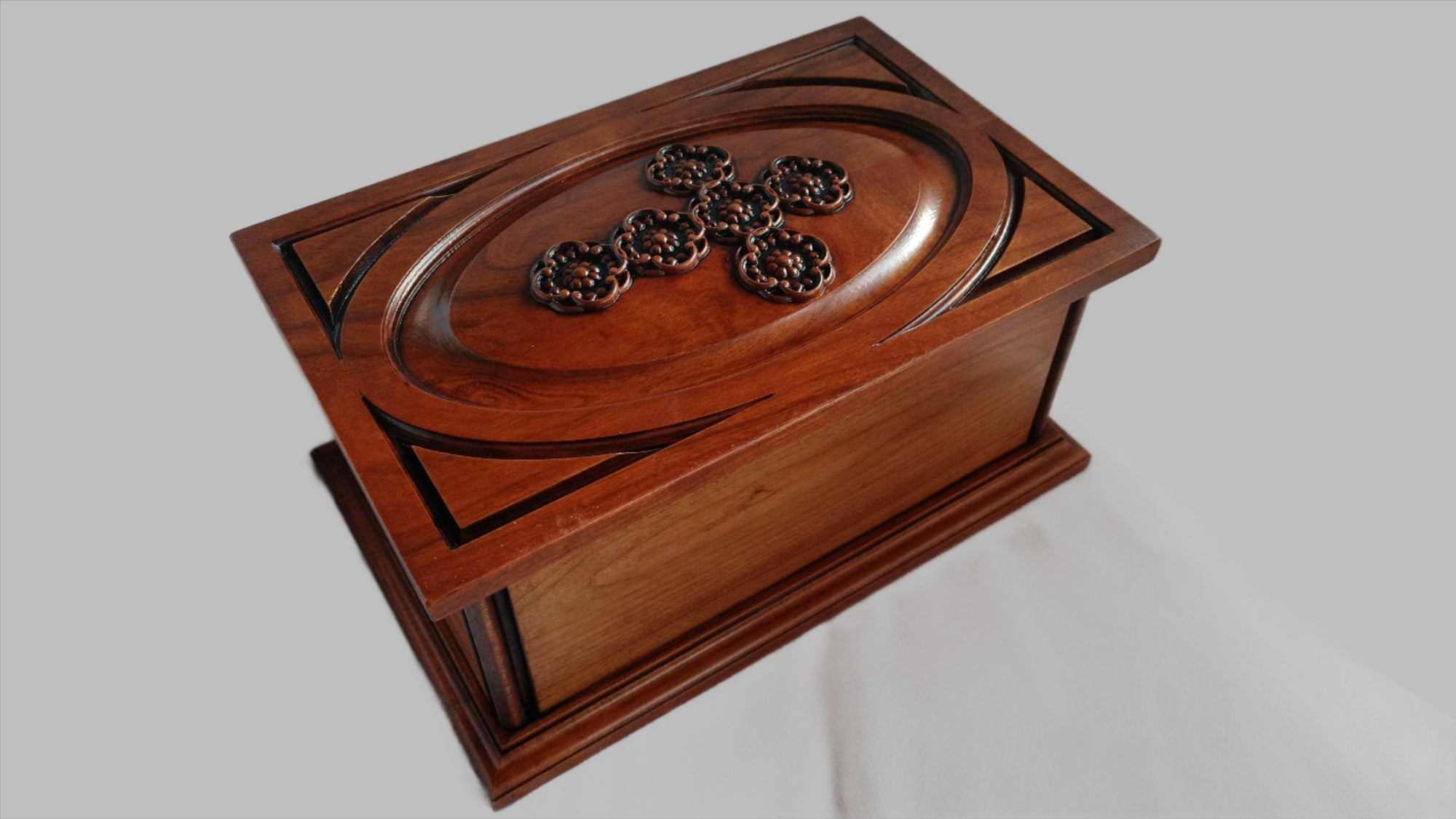 Floral Celtic Cross Urn