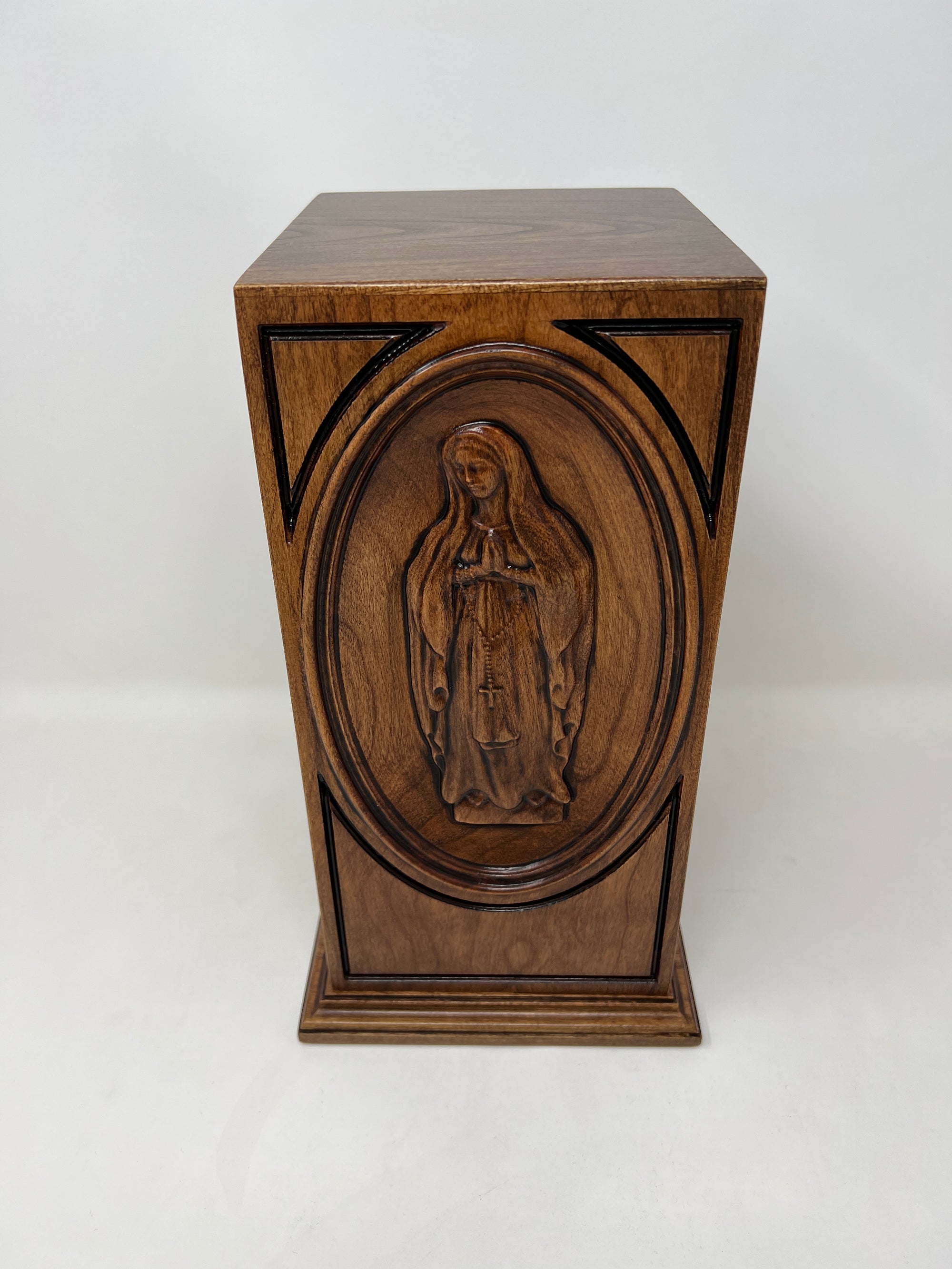 Upright Virgin Mary Urn