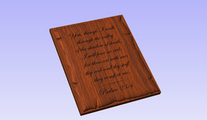 Fisherman, Patriotic, Psalm 23, Inscription Urn