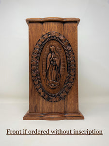 Our Lady of Guadalupe Urn for Human Ashes / Virgen De Guadalupe Catholic Urn