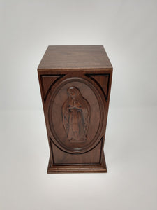 Virgin Mary Cremation Urn for Human Ashes