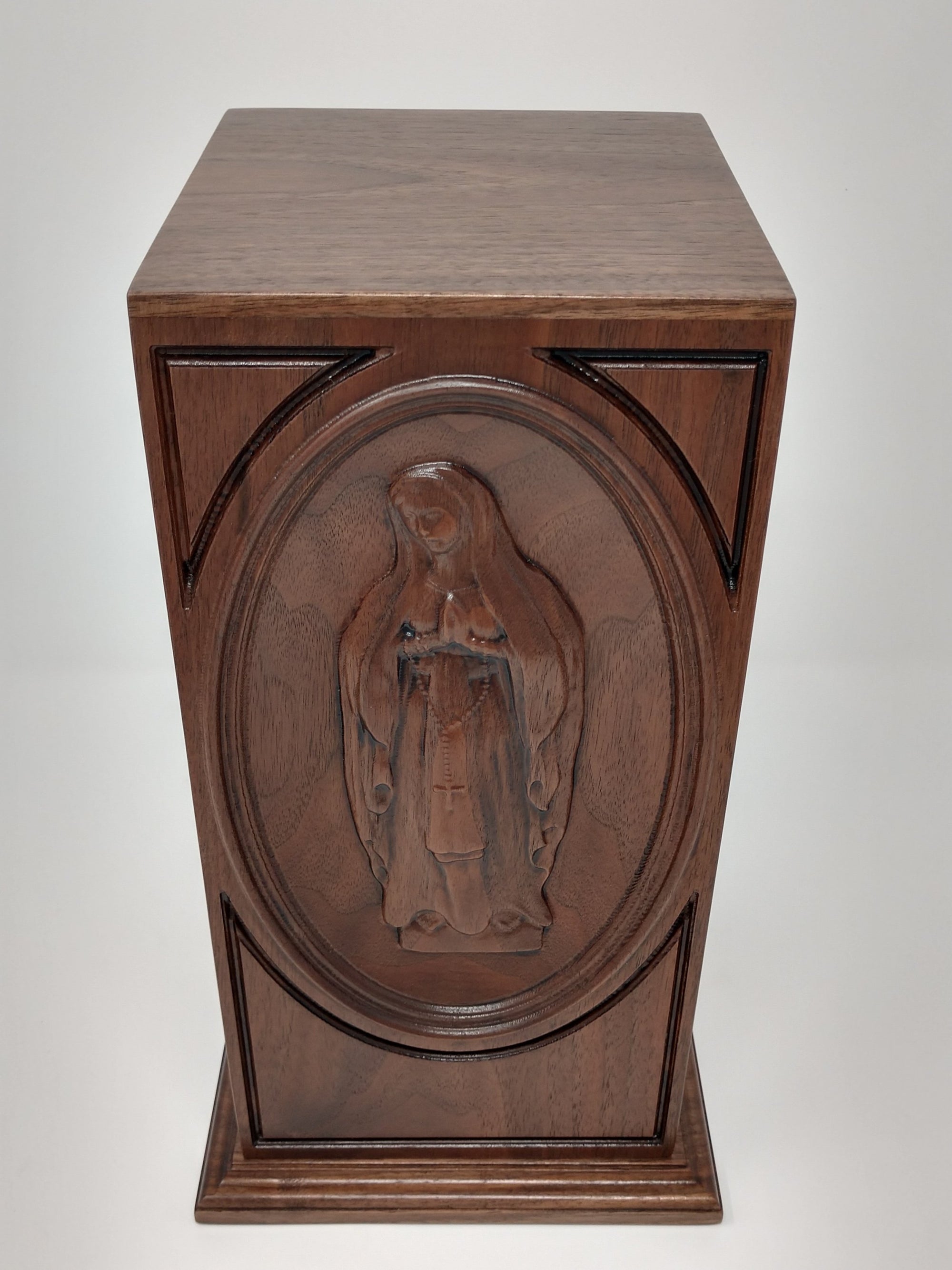 Upright Virgin Mary Urn